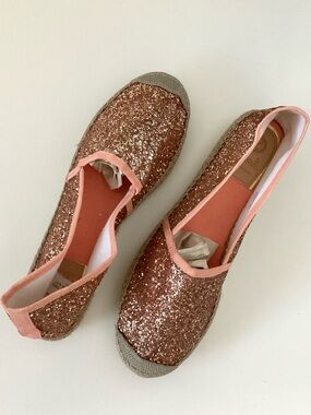 \Vidorreta\ NWT Glitter Matte Rose Gold Pitiusa